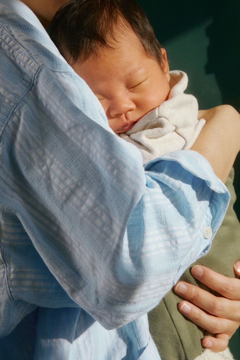 A newborn asleep.